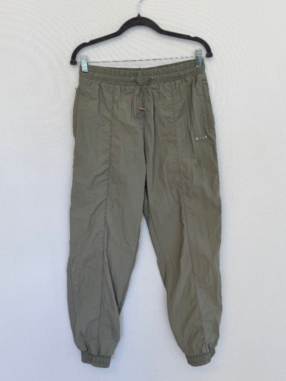 WILO THE LABEL Parachute Jogger Pants Sage Green Women’s Medium